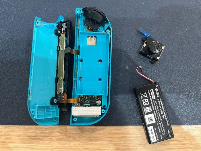 switch　左スティック　スティック修理　スティック交換