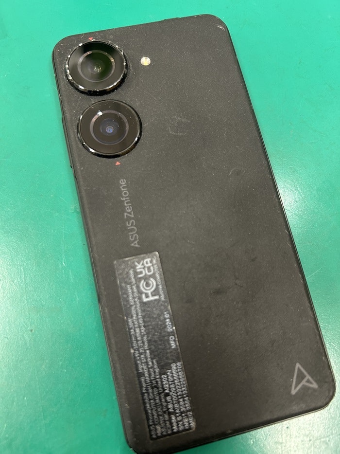 Android　アンドロイド　カメラレンズ　修理　zenfone