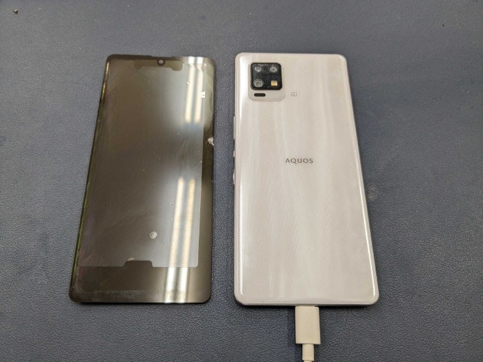 AQUOS zero6 アクオス 画面映らない 画面故障 映らない