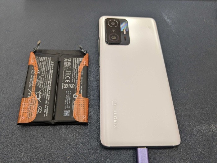 Xiaomi 11T Pro  バッテリー交換  