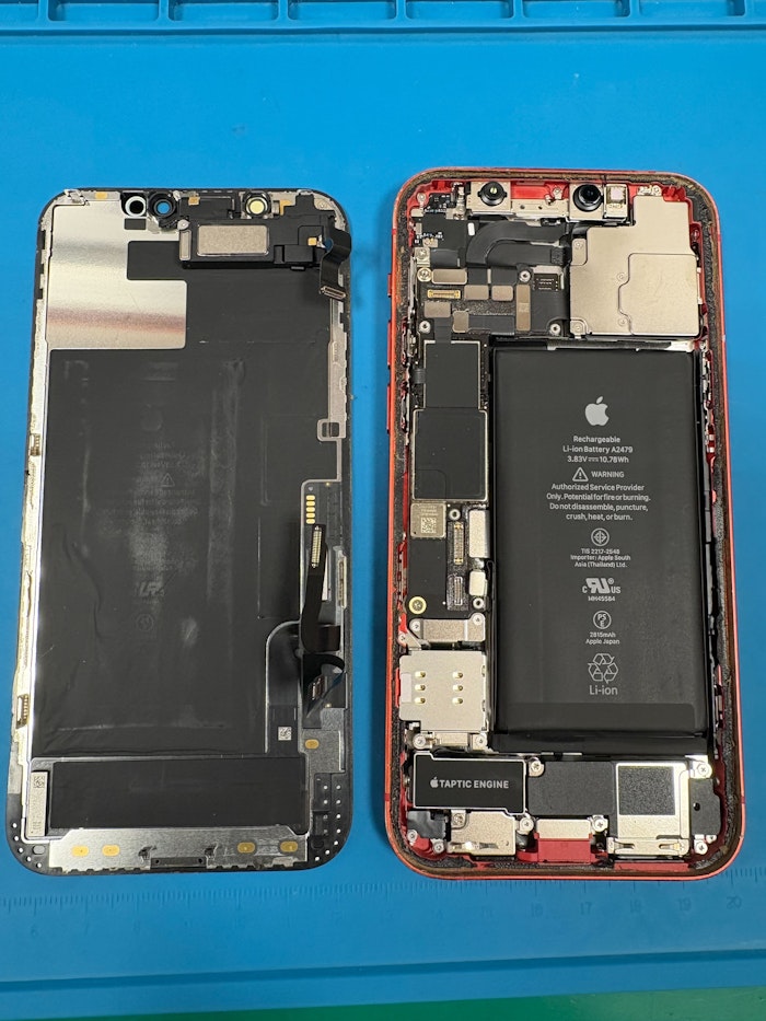 画面交換　豊橋　iPhone12