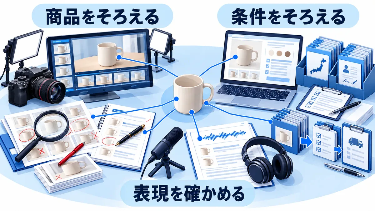 同じ商品の訴求と条件を広告・音声・LPで一致させる
