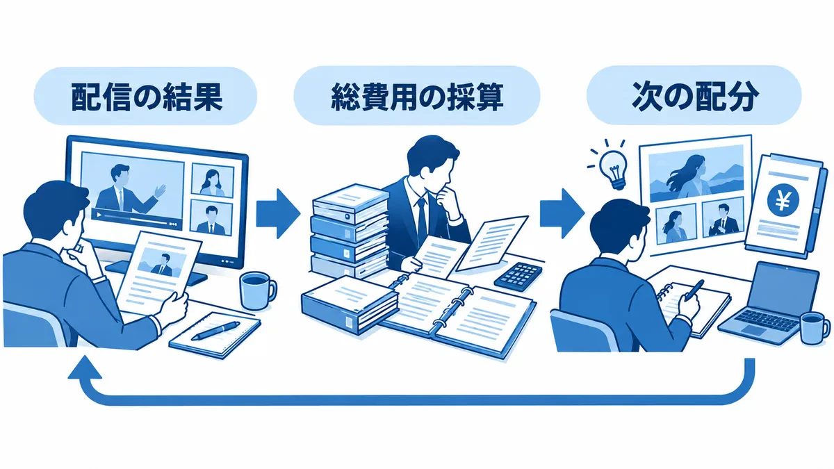 広告指標と総費用の採算を分けて見直す