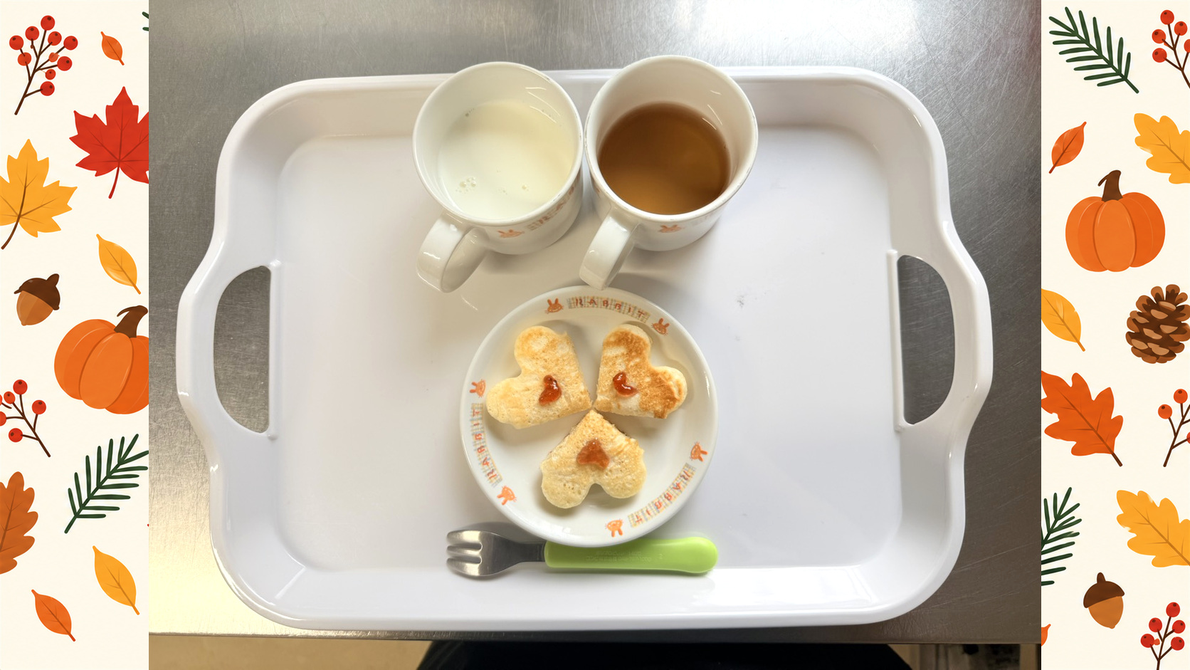 ハート形のおやつで広がる食べる喜び