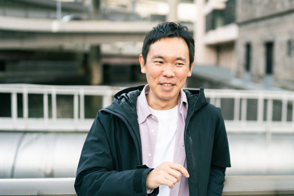 嬉しそうなhigashiさん