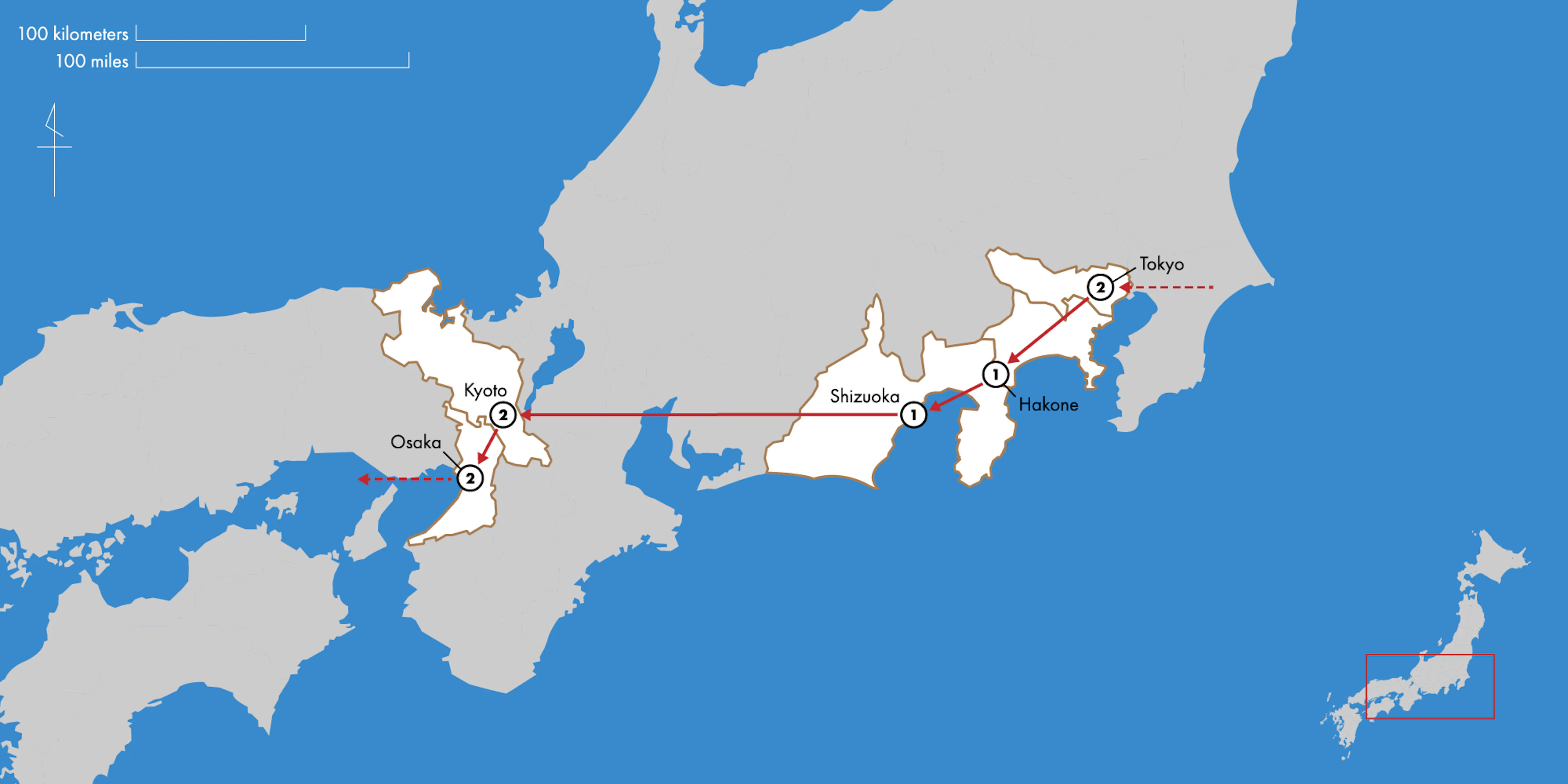 Tour map