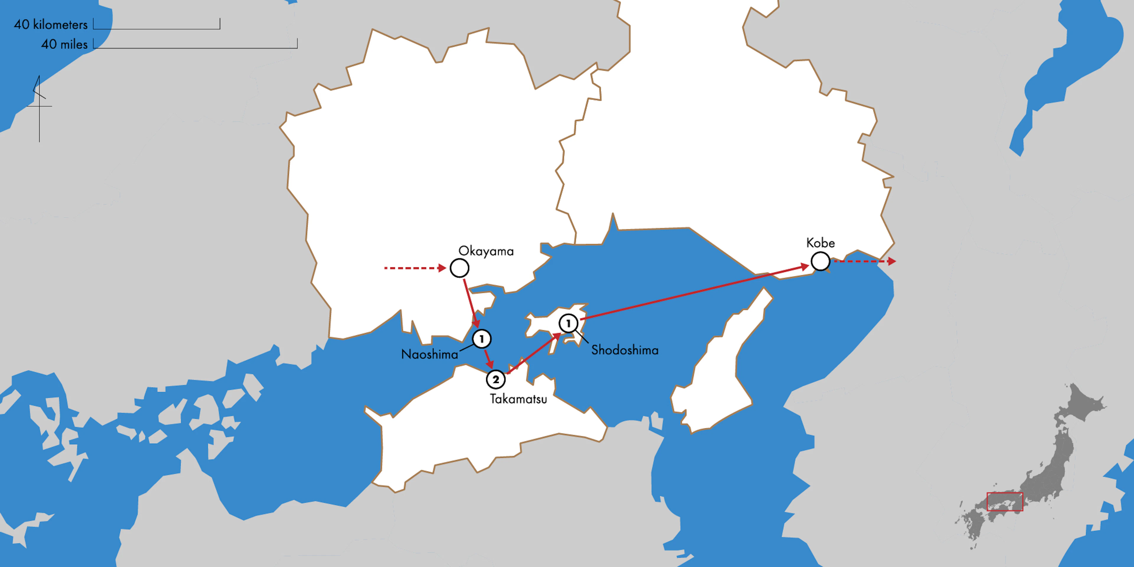 Tour map