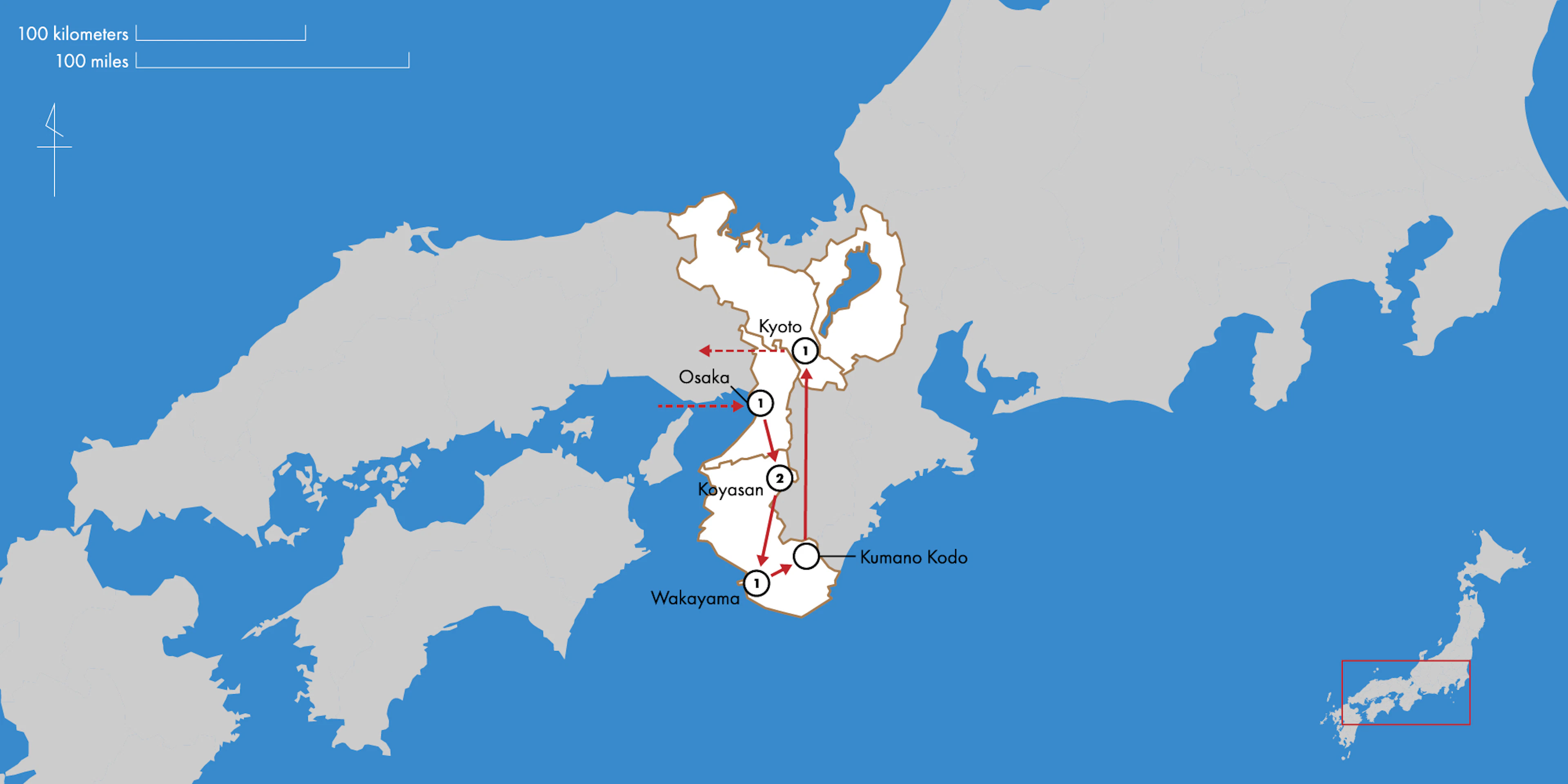 Tour map