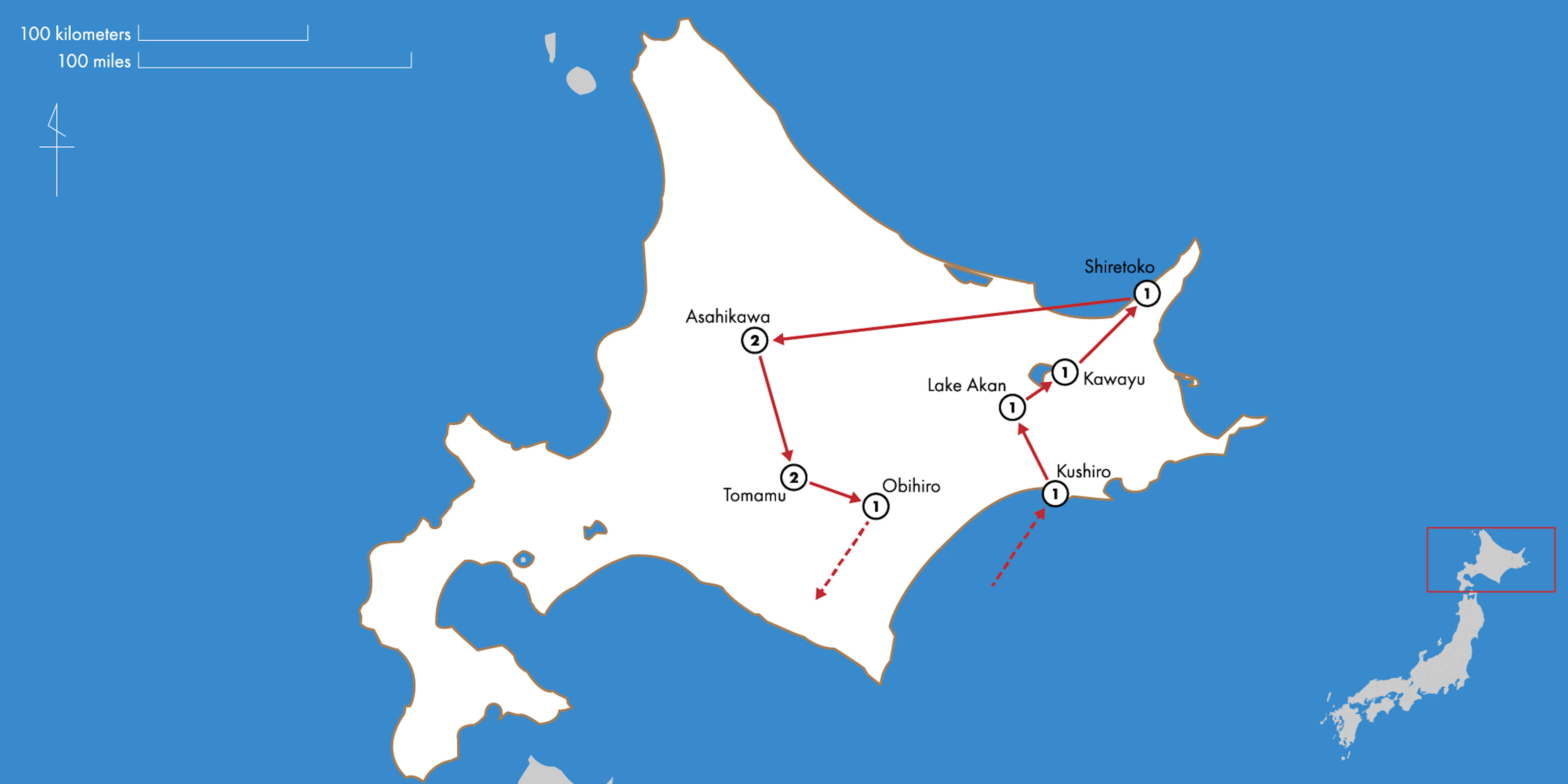 Tour map