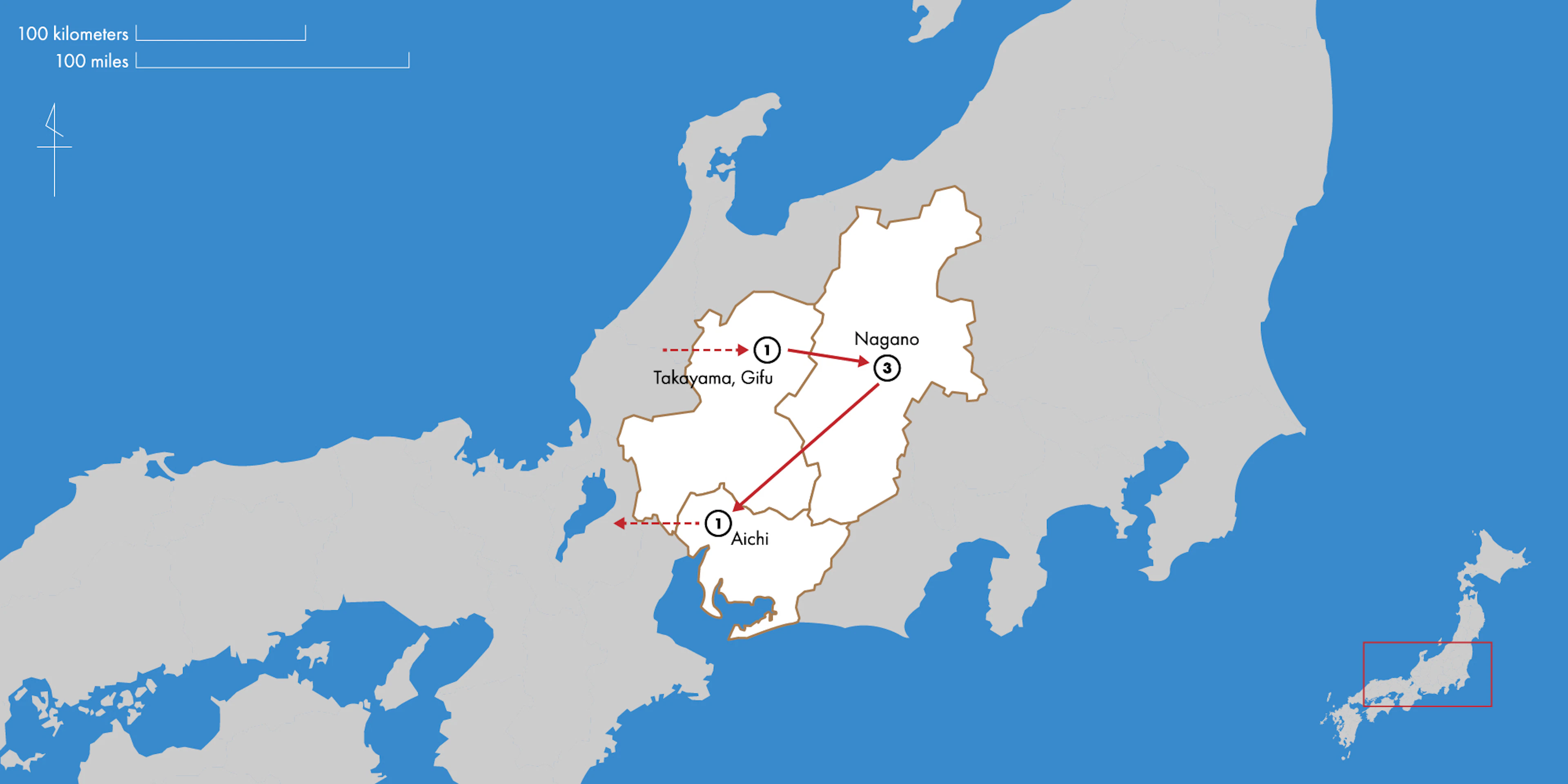 Tour map