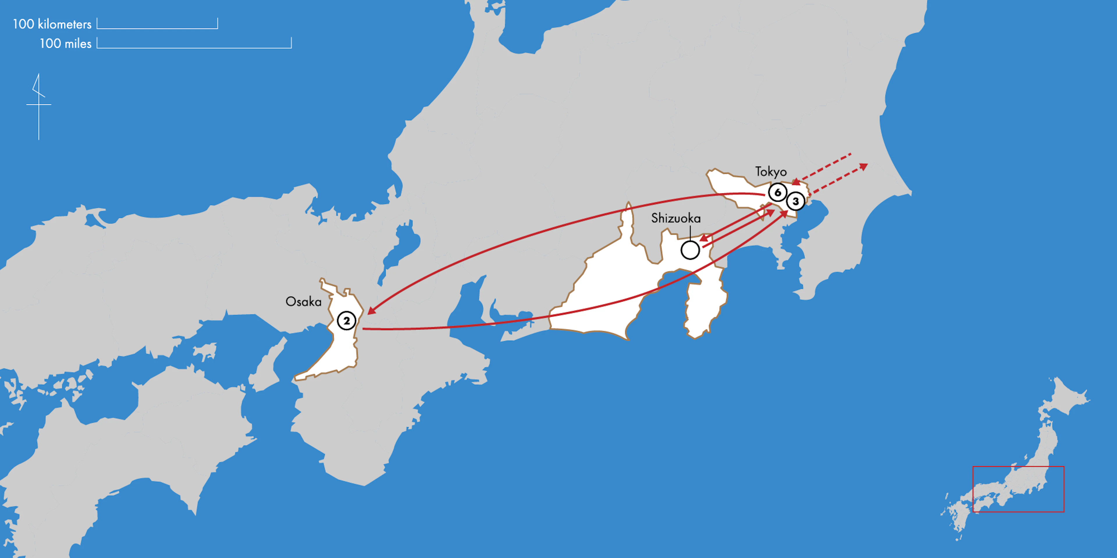 Tour map