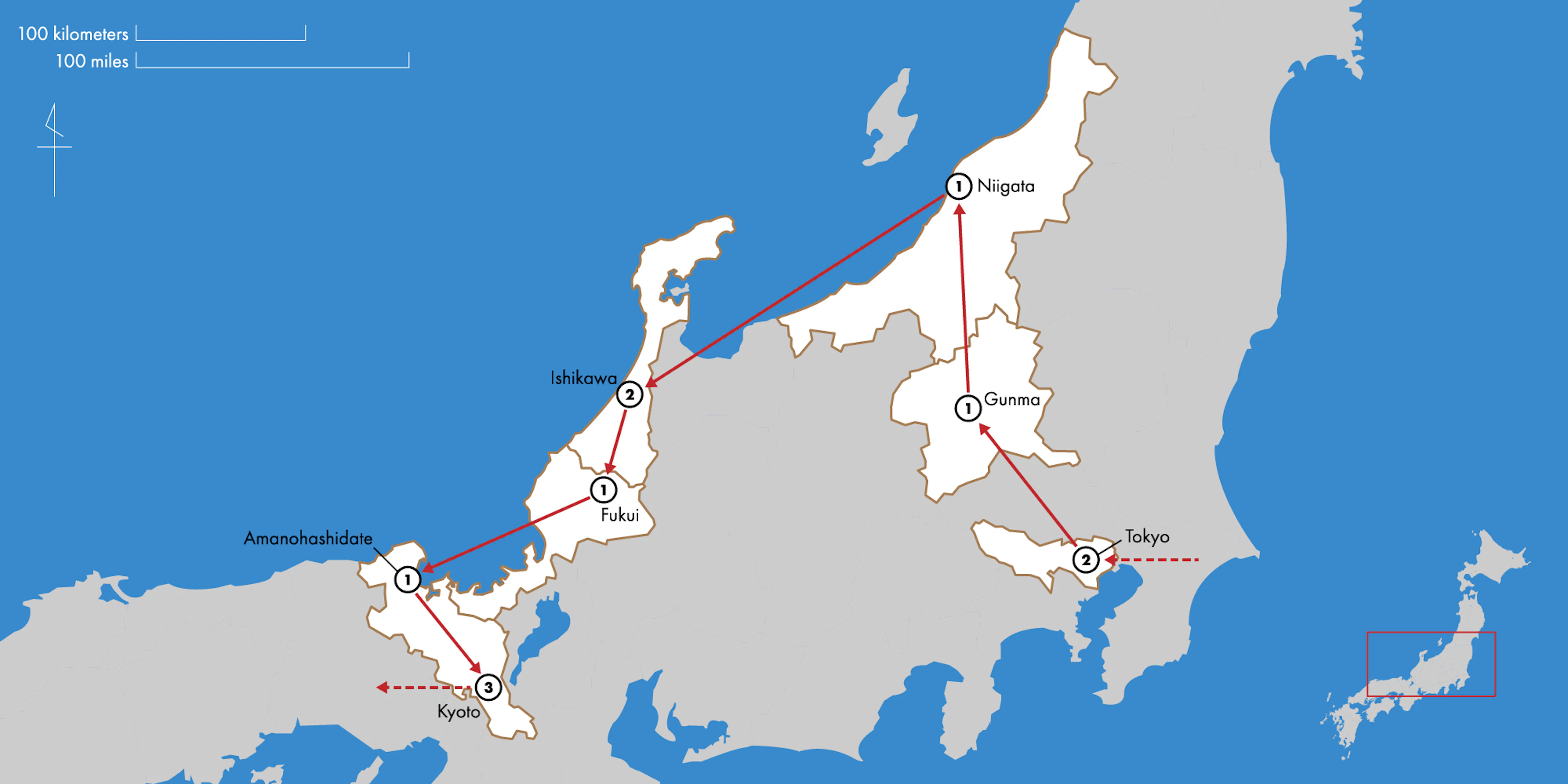 Tour map