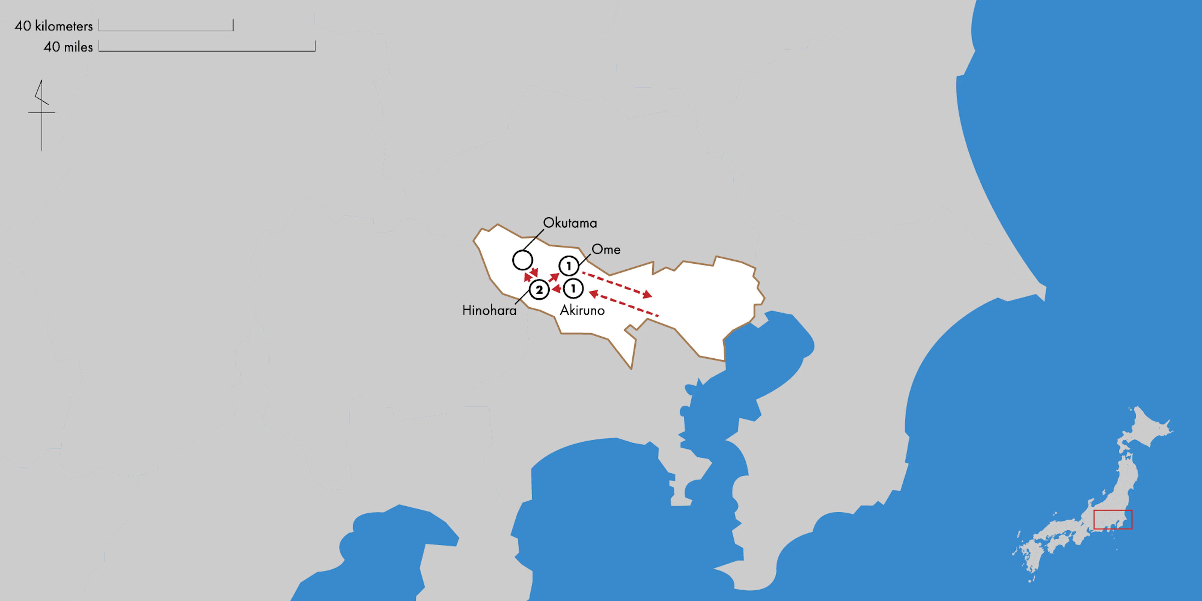 Tour map