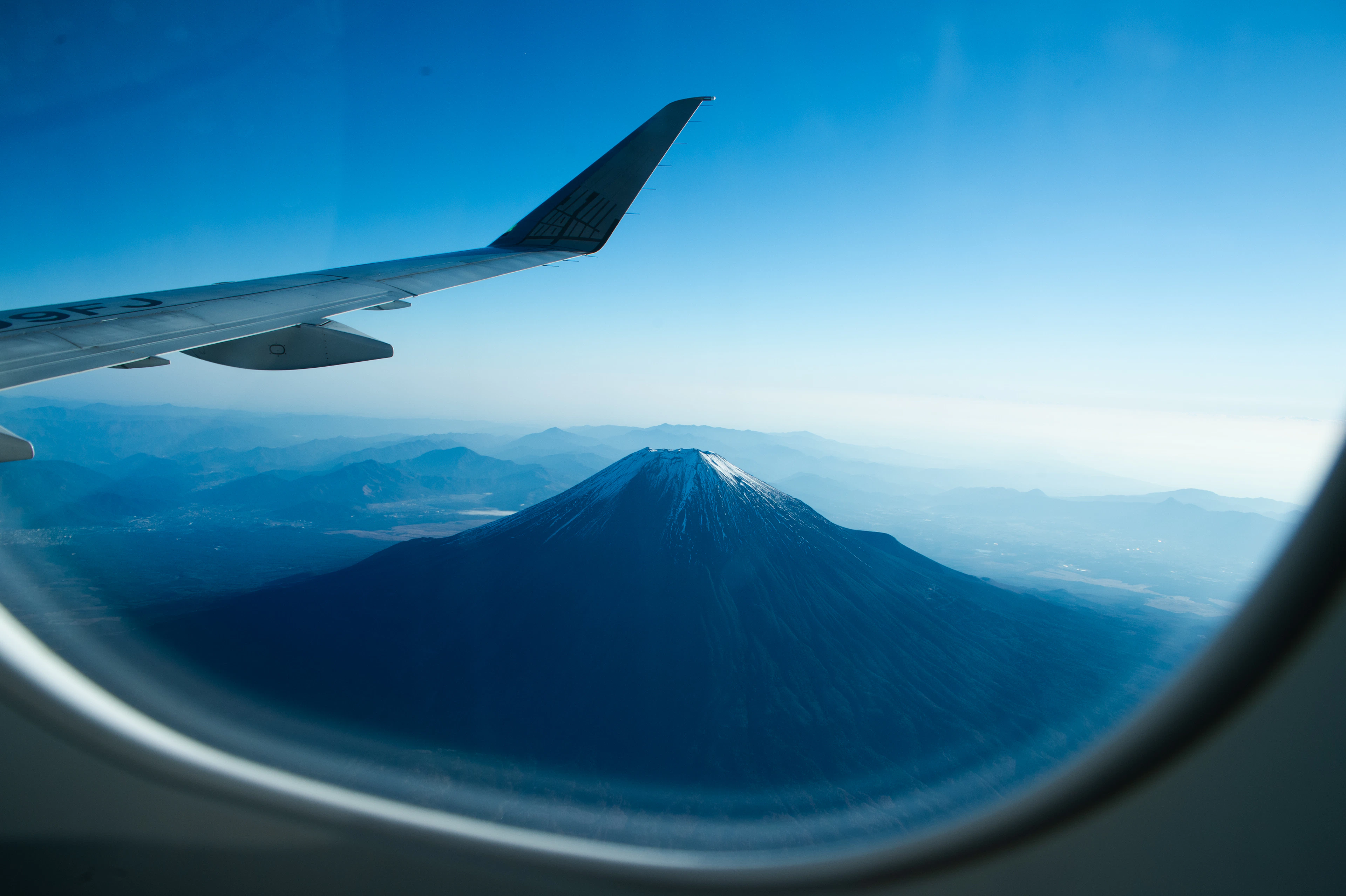 Enjoy an exclusive view of Mount Fuji from the sky. — FDA Mount Fuji Sightseeing Charter Flight