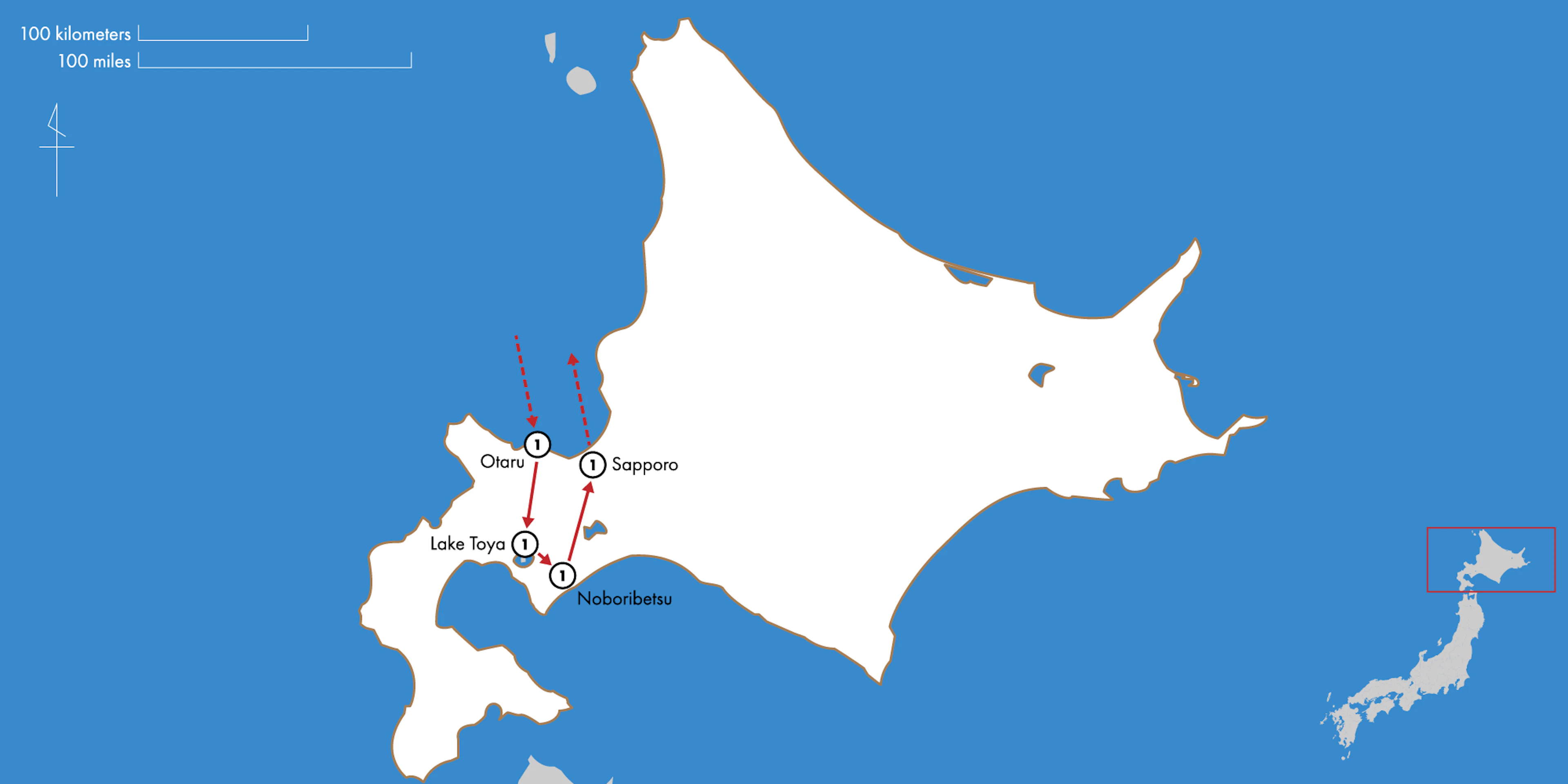 Tour map