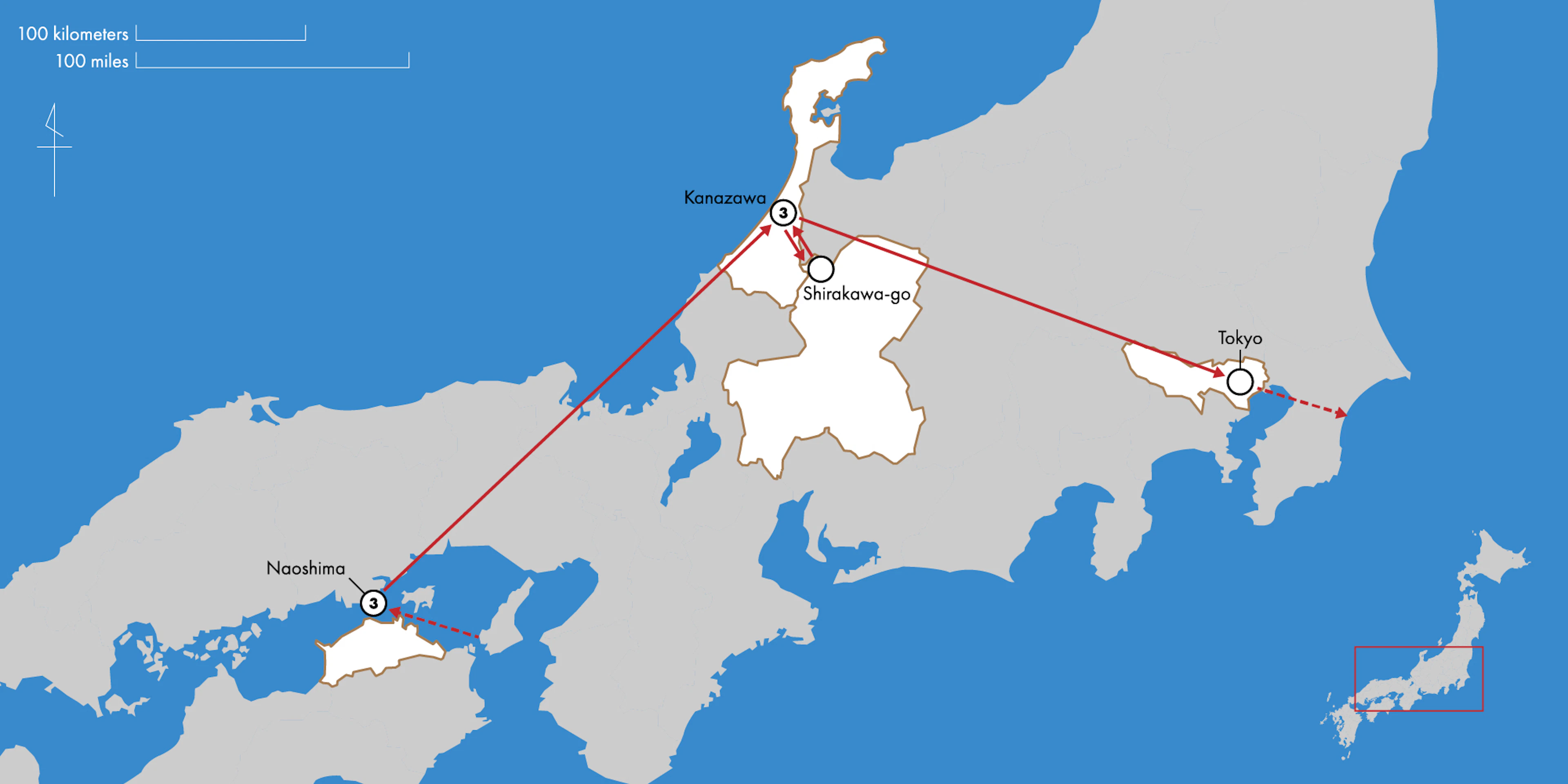 Tour map
