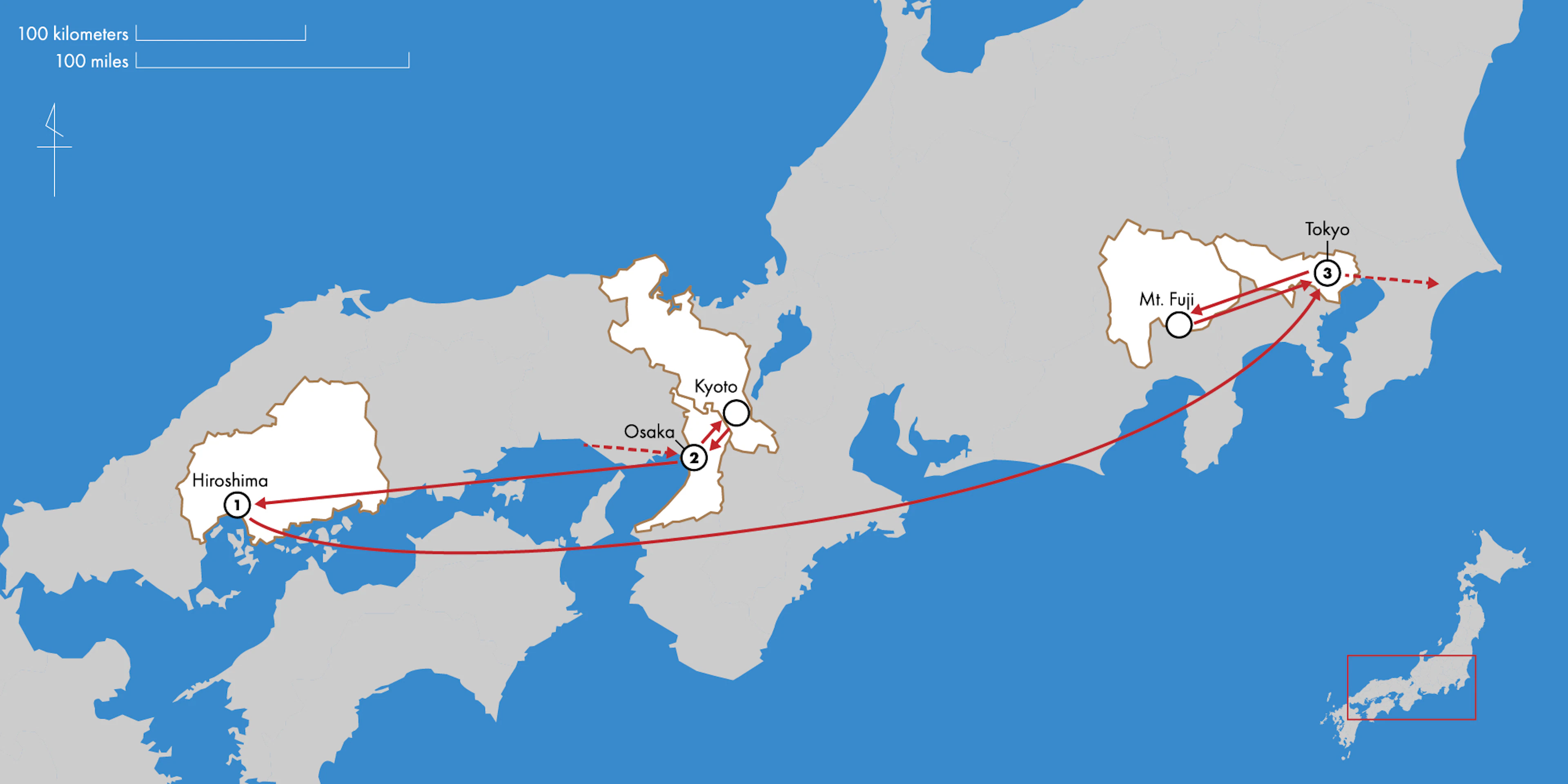Tour map