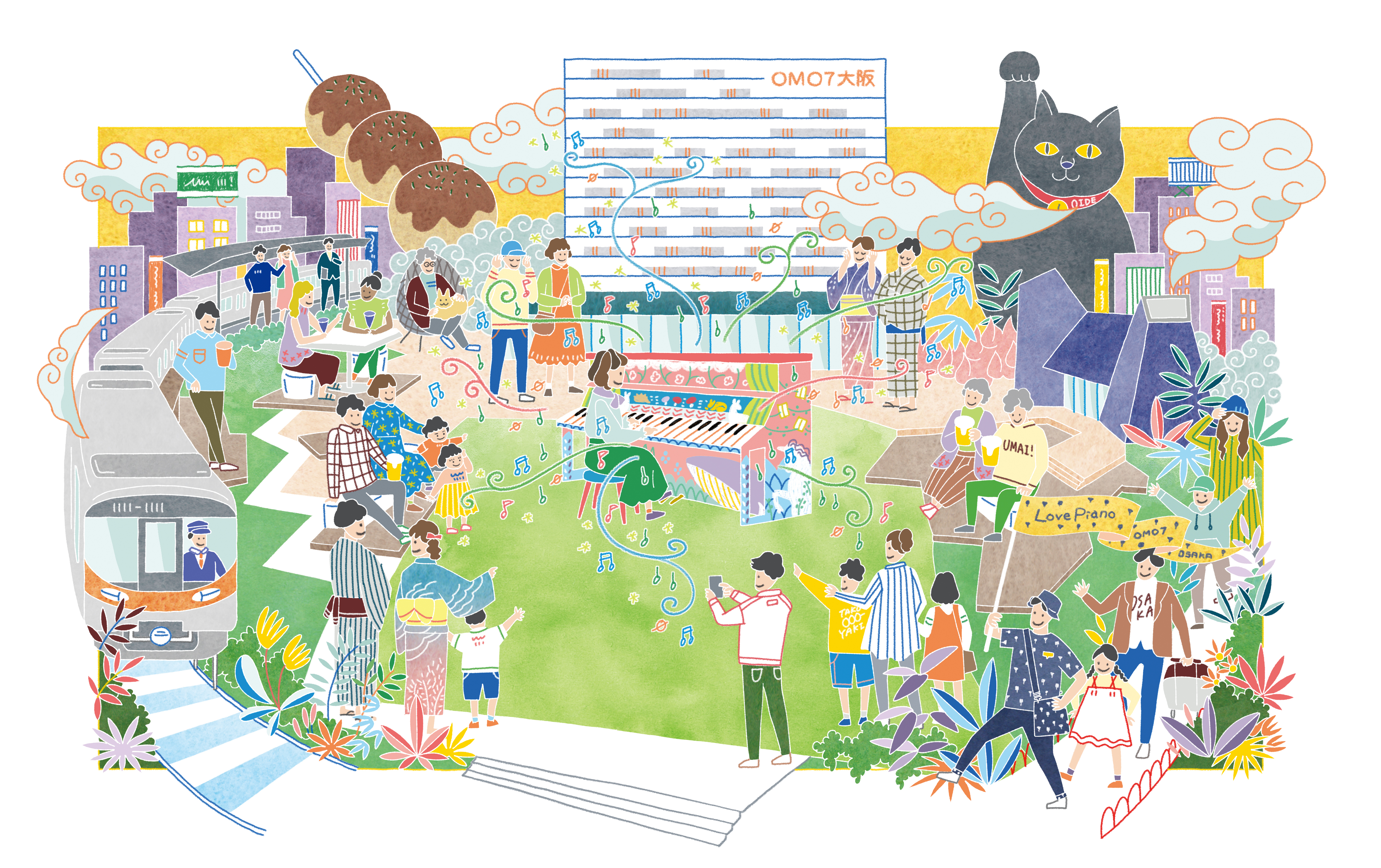 旅するLovePiano @星野リゾート OMO7大阪