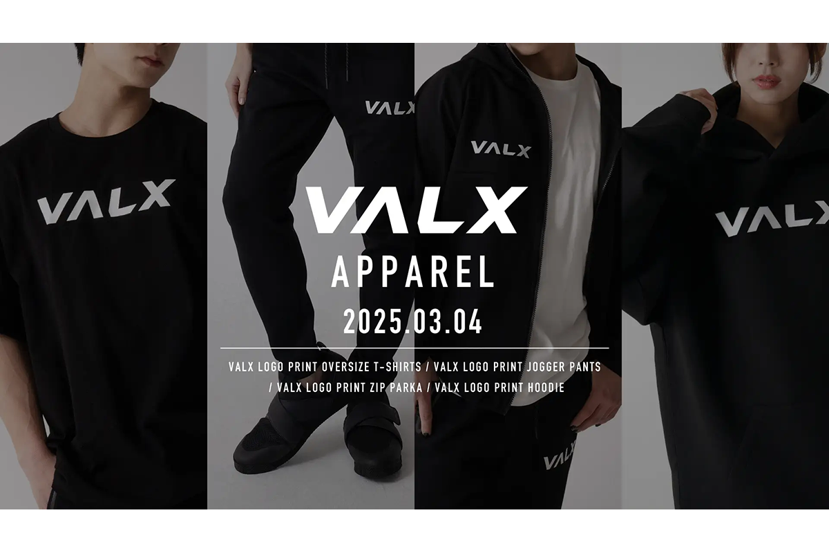 VALXアパレルから新ロゴを使用したユニセックスの商品が登場｜VALX株式会社