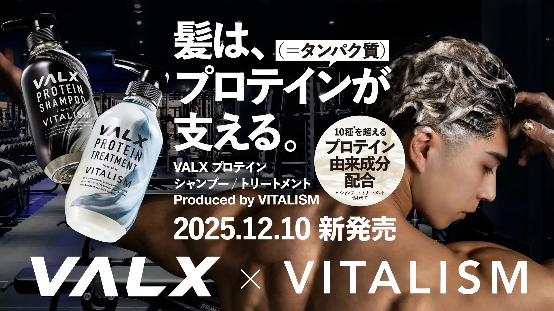 髪のケアは“タンパク質”で変わる。 VALX × VITALISMが手がける初の