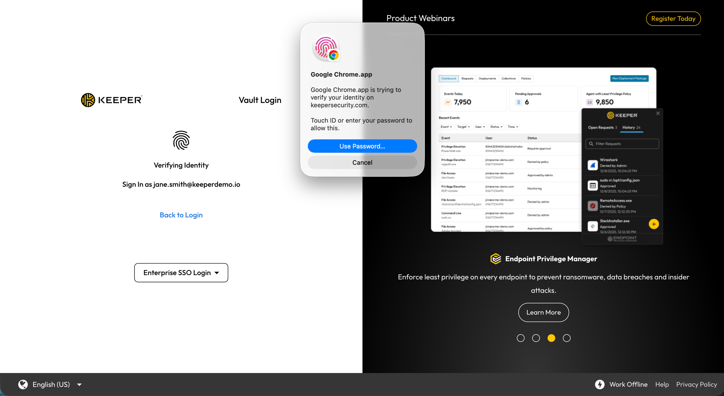 passkey login