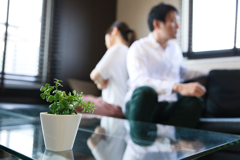 親権についてもめている夫婦