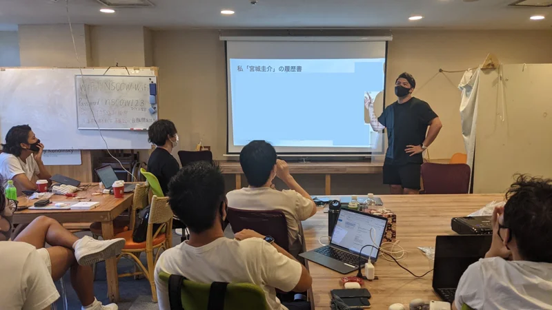 INITIALの合宿の様子