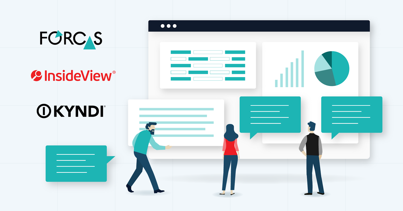 FORCAS, InsideView, and Kyndi Team Up to Test and Develop a Scenario-Based-Analytics Platform, the Next Generation of Account Analytics Platform
