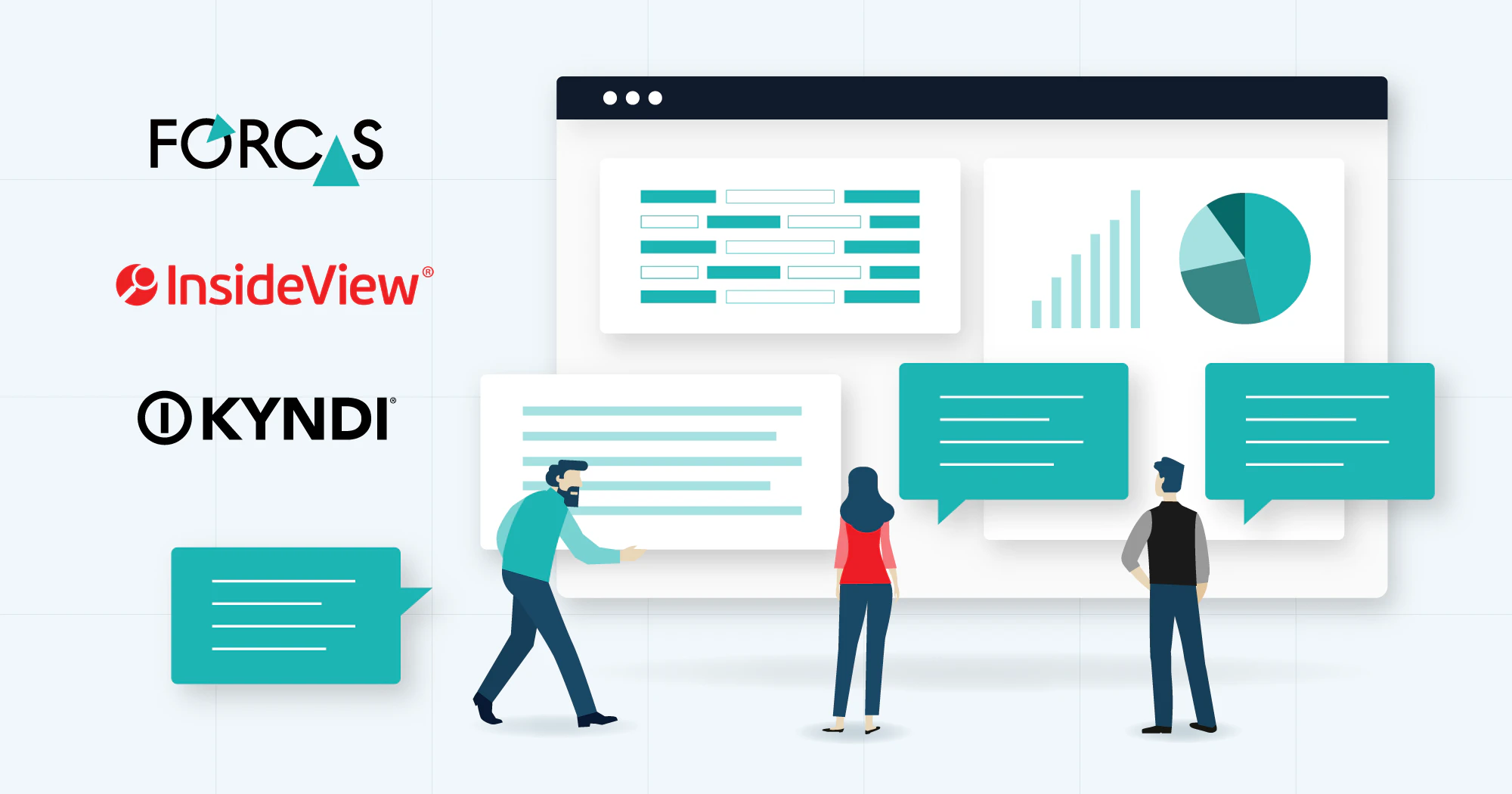FORCAS, InsideView, and Kyndi Team Up to Test and Develop a Scenario-Based-Analytics Platform, the Next Generation of Account Analytics Platform