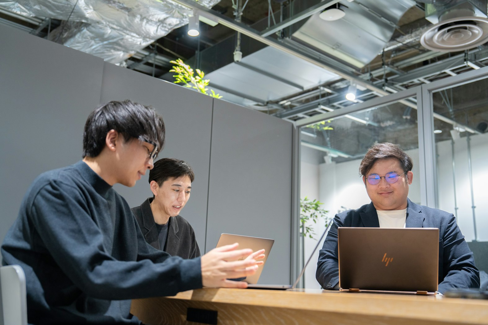 インタビュー風景