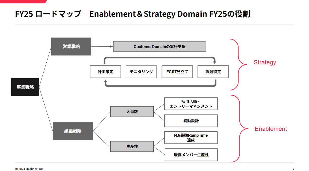Enablment & Strategy Domain FY25の役割