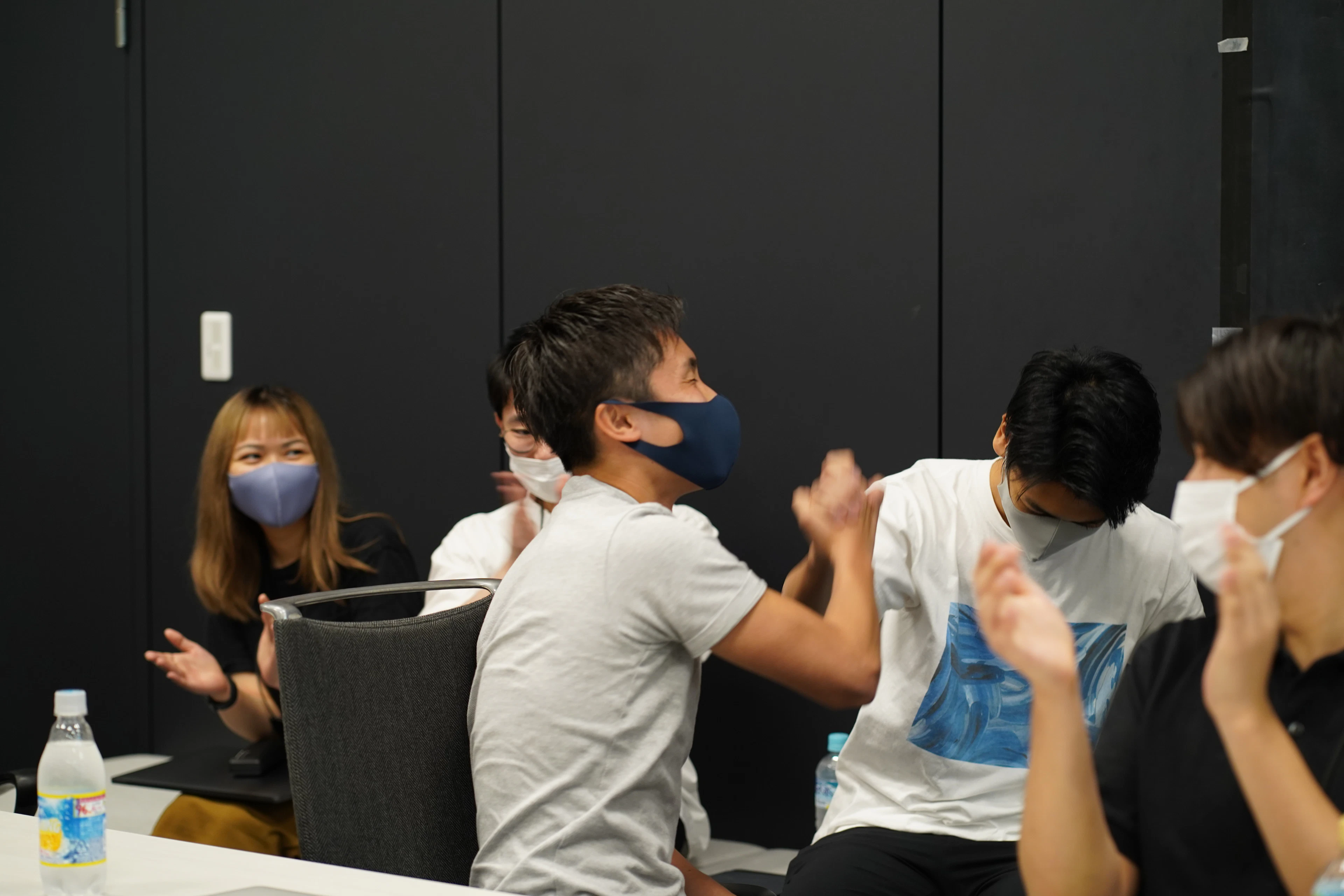 結果発表の瞬間
