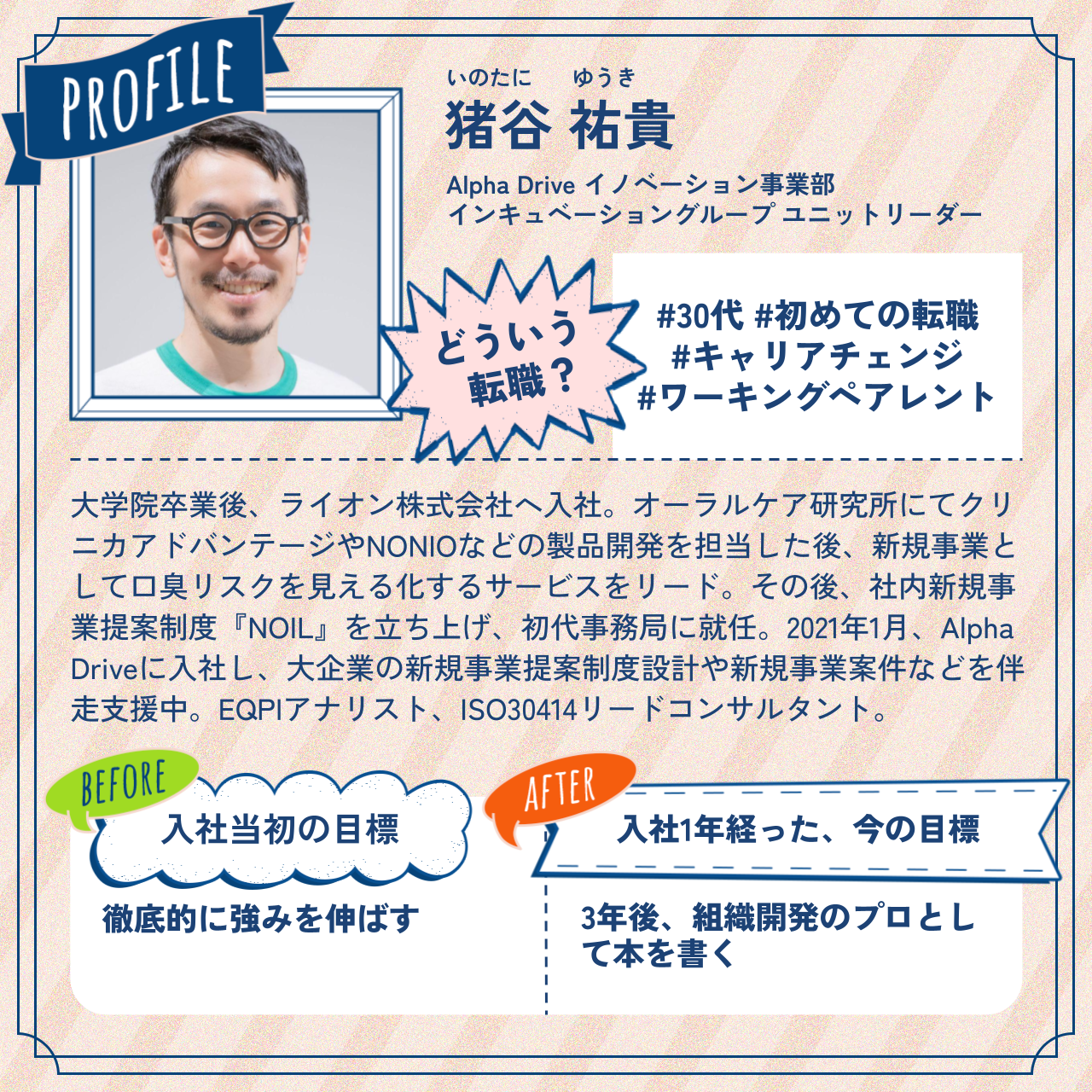 猪谷プロフィール