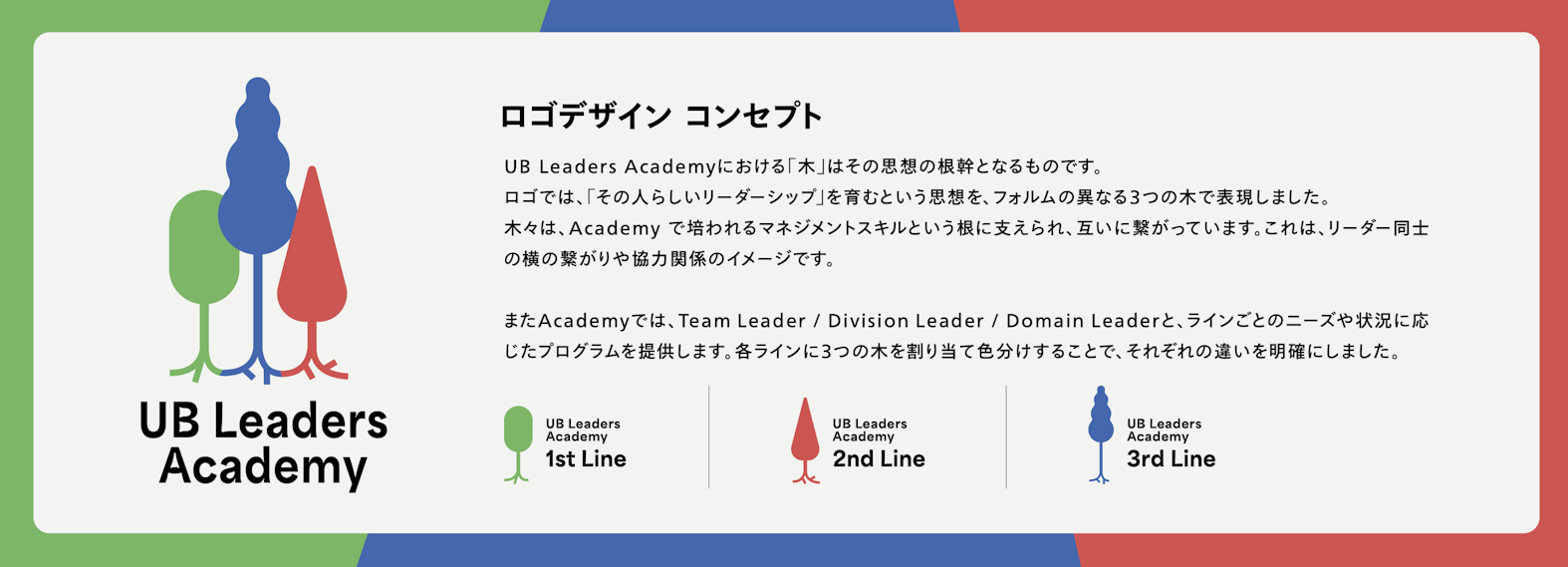 UB Leader's Academyのコンセプトデザイン