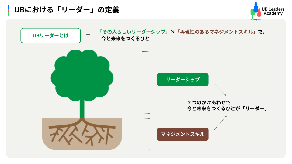 UB Leaders Academy(全社横断のリーダーシップ開発プログラム)