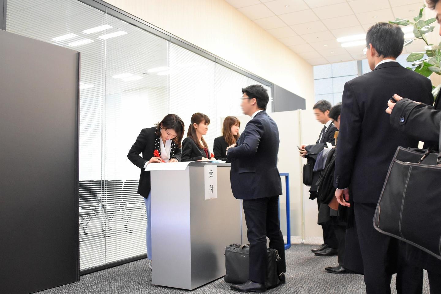 ユーザー会 受付の様子