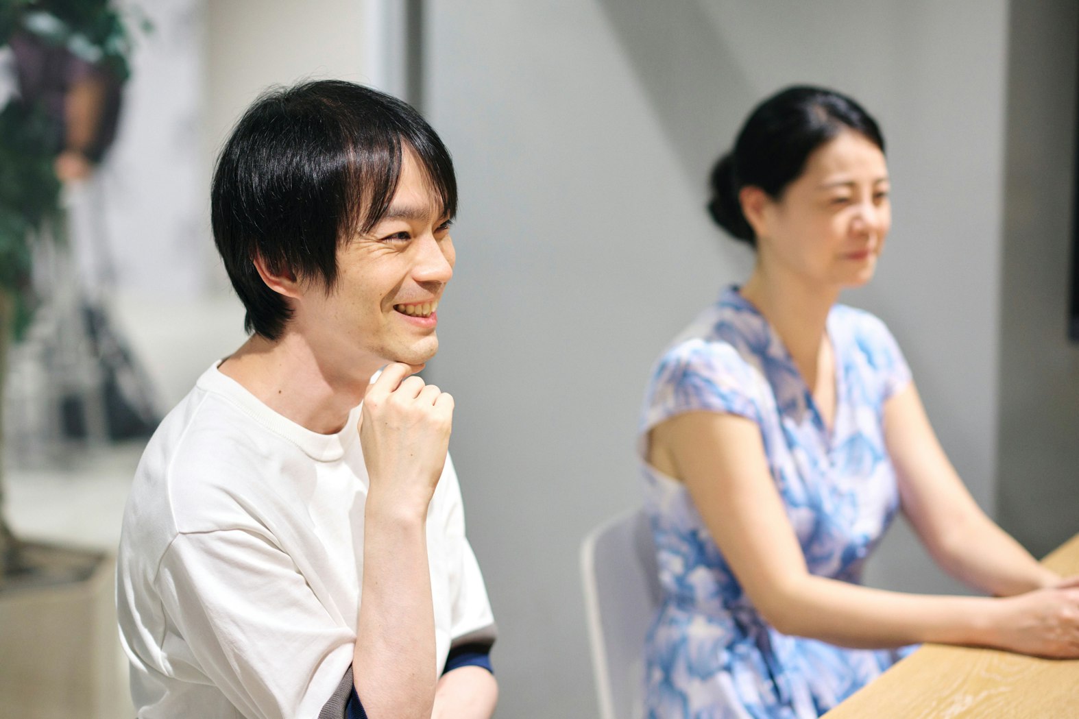 対談風景(野口・伊野)