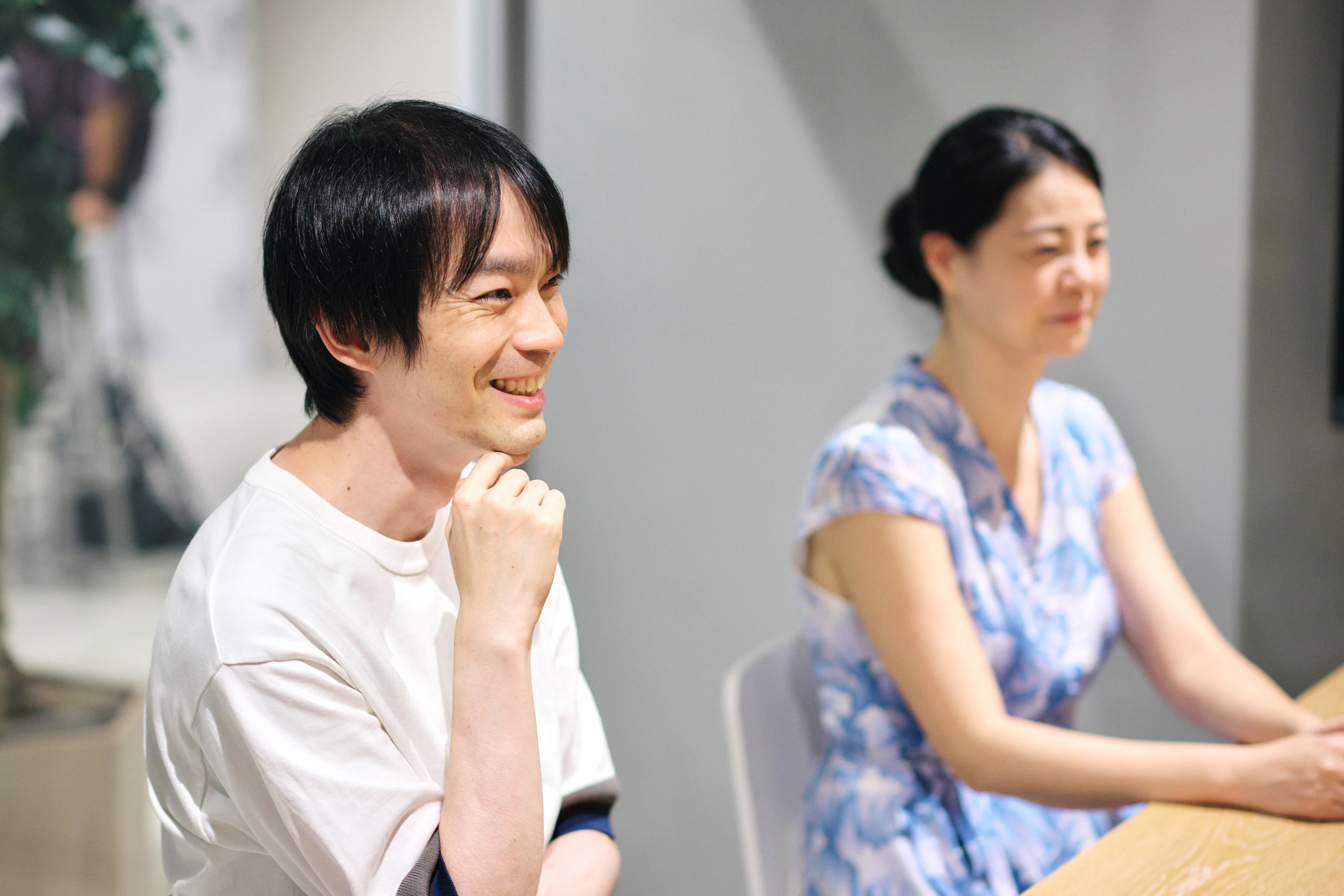 対談風景（野口・伊野）