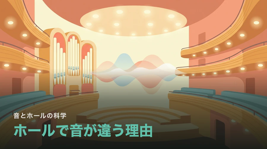 なぜホールによって音が違うのか|残響時間からわかること