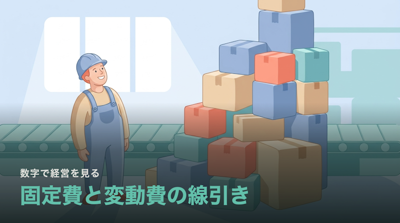 固定費と変動費はどこで線を引くのか|きれいに分かれない費用の扱い方