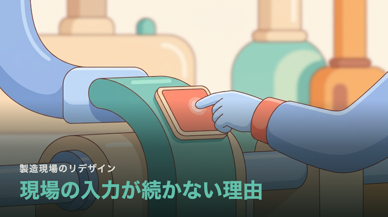 現場のデータ入力はなぜ続かないのか|続く仕組みに共通する条件