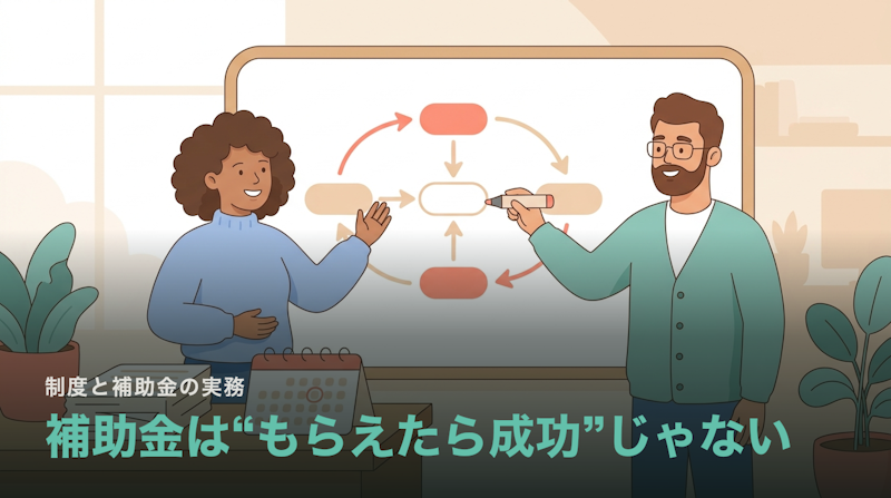 補助金は“もらえたら成功”じゃない|使う前に決めておく3つ