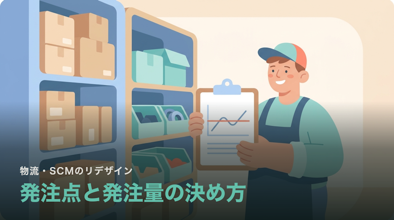 発注点と発注量の決め方|定量発注と定期発注の使い分け