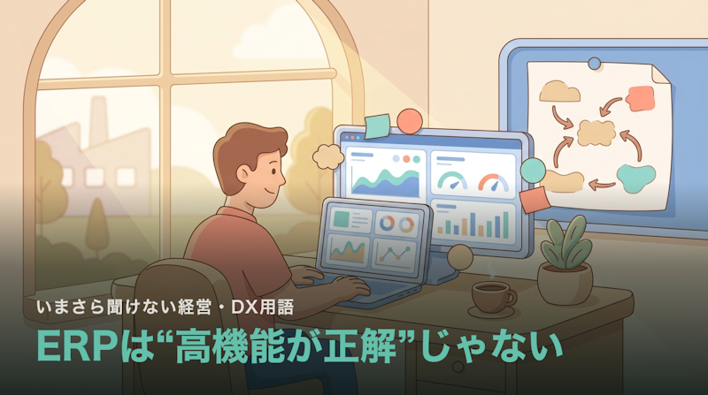 ERPは“高機能が正解”じゃない|中小企業のERP選定チェックポイント
