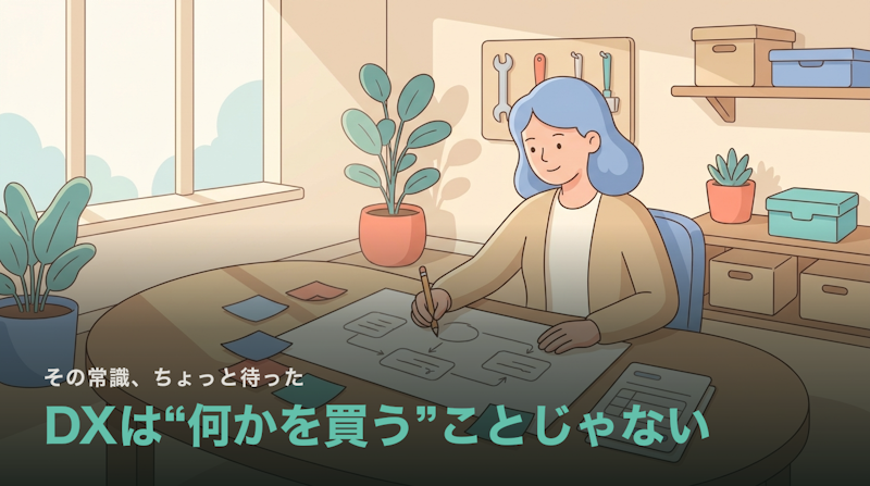 中小企業のDXは“何かを買う”ことじゃない|何から始める4段階