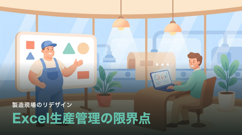 中小製造業の生産管理|Excelの限界はどこで来るのか