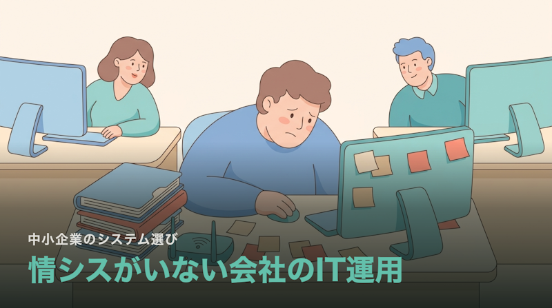 情シスがいない会社はITをどう回すのか|担当を置く前に決めること