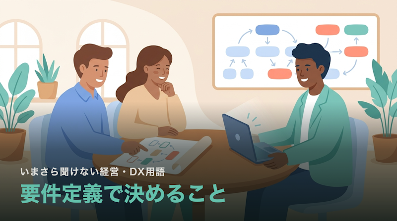 要件定義とは?徹底解説|誰が何を決めるのかを整理する