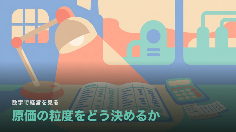 受注ごとの原価はどこまで細かく出すべきか|粒度の決め方