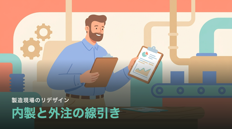 内製と外注はどこで線を引くのか|原価だけで決めると失うもの